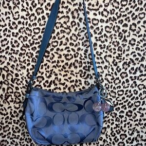 Coach Blue Shoulder Bag